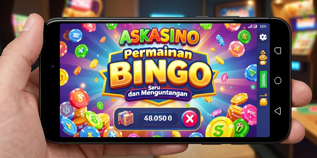 Screenshot utama ASKASINO menampilkan gameplay Bingo yang mendebarkan.