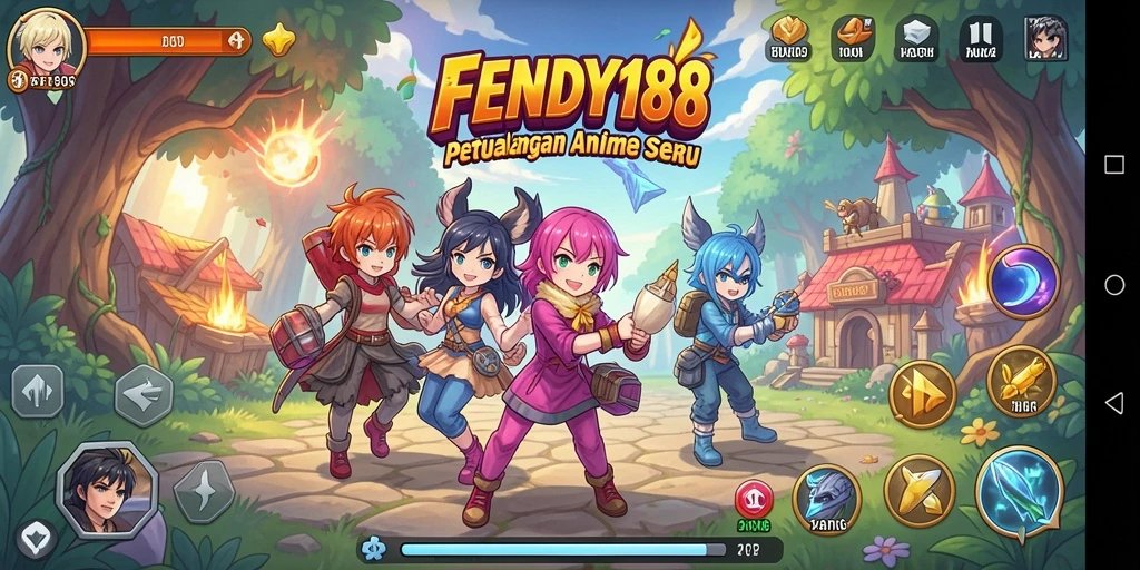 Tampilan gameplay yang seru dan menarik dari FENDY188.