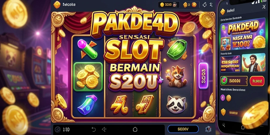 Tampilan menarik dari gameplay Slot di PAKDE4D.