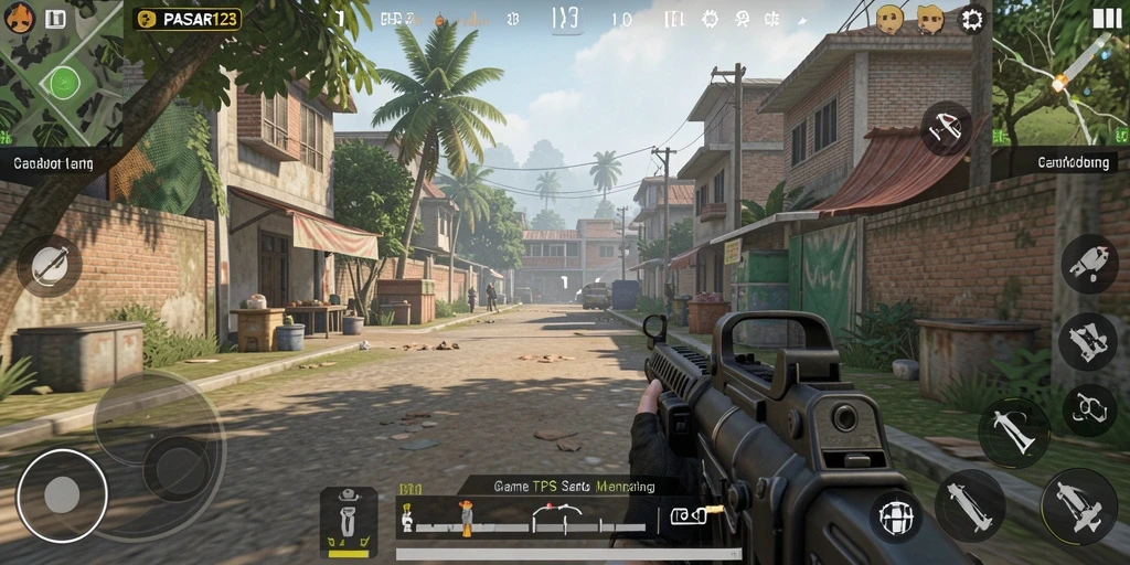 Tampilan menarik dari TPS PASAR123 dalam aksi gameplay.