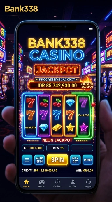 Screenshot fitur unggulan dari aplikasi bank338 yang menarik.
